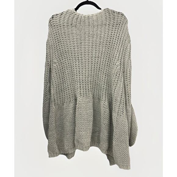 Miss Sparkling Open Knit Oversized Cardigan Sweater, Size XL - Picture 2 of 5